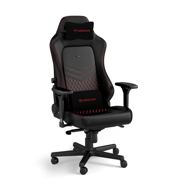 Noblechairs HERO Real Leather Black/Red Noblechairs HERO Real Leather Black/Red